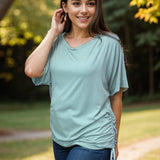 All Ruched Up - Short Sleeve