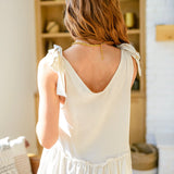 All Tied Up Peplum Tank