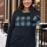 Balanced in Teal - Pullover