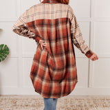 Cabin Fever Flannel Plaid Oversized Shacket