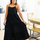 Classically Cool Tiered Maxi Dress