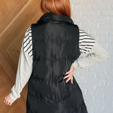 Cold and Calculated Longline Puffer Vest