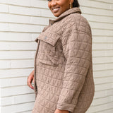 Coming Back Home Jacket in Mocha