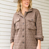 Coming Back Home Jacket in Mocha