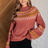 Cozy Chalet Fair Isle Sweater