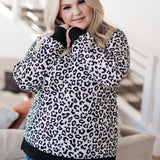 Cozy in Cheetah Pullover Sweatshirt