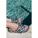 PreOrder | Gray Leopard Insanely Comfy -Beach or Casual Slides*