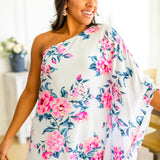 Forever Smitten Floral One Shoulder Dress