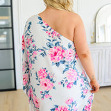 Forever Smitten Floral One Shoulder Dress