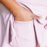 Full Force V Shaping High-Waist Skort in Mauve Peony