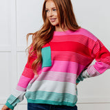 Gradual Feelings Striped Sweater