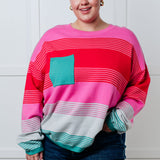 Gradual Feelings Striped Sweater