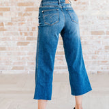 Hayes High Rise Wide Leg Crop Jeans