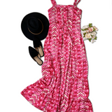 Abby Road - Hot Pink Maxi Dress