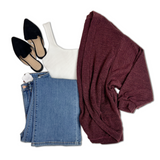 Senses of Cabernet Knit Cardigan