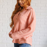 If You Want Forever Ribbed Knit Pullover