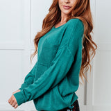 In Stitches Drop Shoulder Sweater