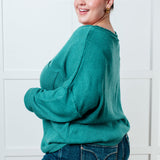 In Stitches Drop Shoulder Sweater