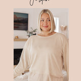 In Stitches Drop Shoulder Sweater