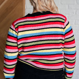 Keep Dreaming Striped Sweater