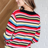 Keep Dreaming Striped Sweater