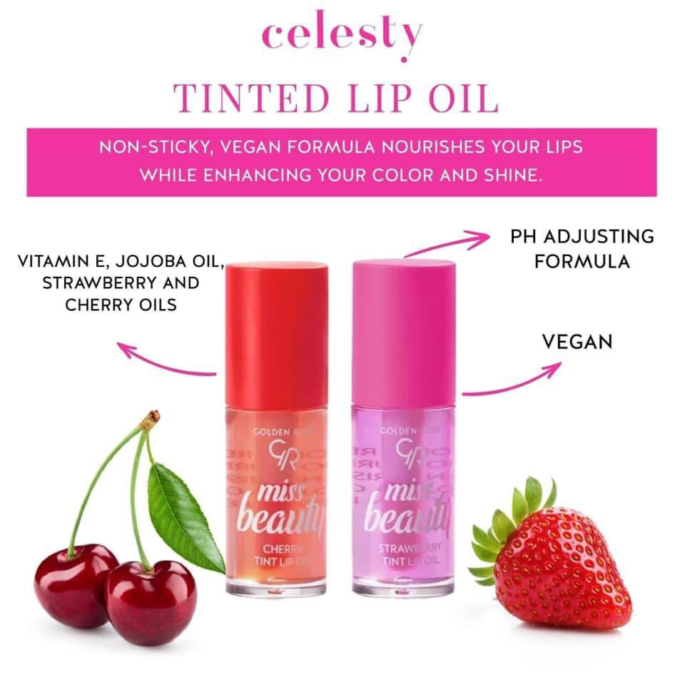 Miss Beauty Tinted Lip Oil - Celesty