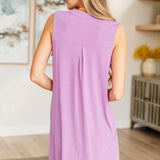 Lizzy Tank Dress in Lavender