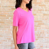 Lonesome Valley V-Neck Ribbed Top