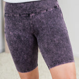 Blackberry Bermuda Biker Shorts