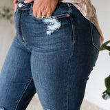 Rest Assured Judy Blue Boyfriend Jeans Size 15