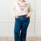 More Than You Would Think Embroidered Blouse