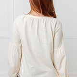 More Than You Would Think Embroidered Blouse