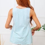 Never Second Best V-Neck Blouse in Mint