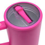 No Spill 40oz Tumbler in Hot Pink