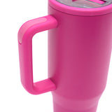 No Spill 40oz Tumbler in Hot Pink