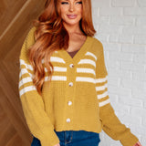 On Top of the World Striped Cardigan