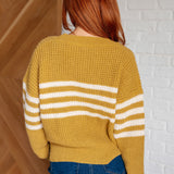 On Top of the World Striped Cardigan