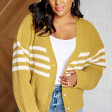 On Top of the World Striped Cardigan