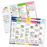 *Peek at the Week® Weekly Planner Pad | Simple Cheery Week