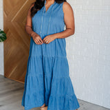 Perfect Choice Denim Maxi Dress