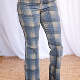 Perfectly Plaid - Judy Blue Straight Leg