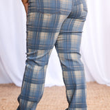 Perfectly Plaid - Judy Blue Straight Leg