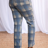 Perfectly Plaid - Judy Blue Straight Leg