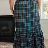 Plaid Perfection Maxi Skirt