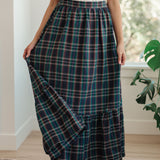 Plaid Perfection Maxi Skirt