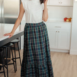 Plaid Perfection Maxi Skirt