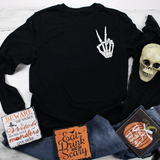 Peace Skeleton Hand sweatshirt Shirt