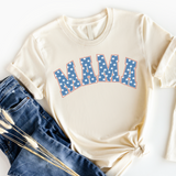 MAMA AND MINI RED WHITE AND BLUE STARS Shirt