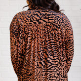 So Fierce Animal Print Blouse