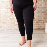 Somewhere to Start Leggings in Black